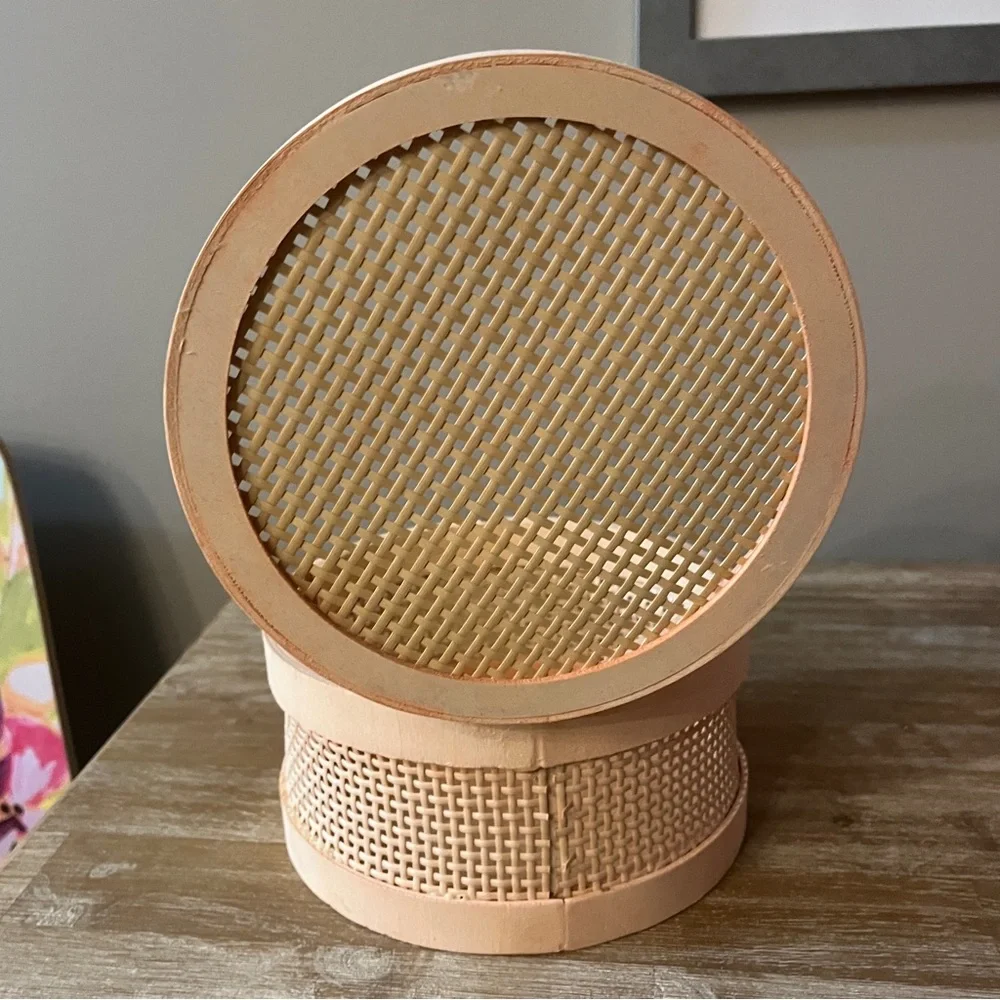 Target. Woven wooden basket